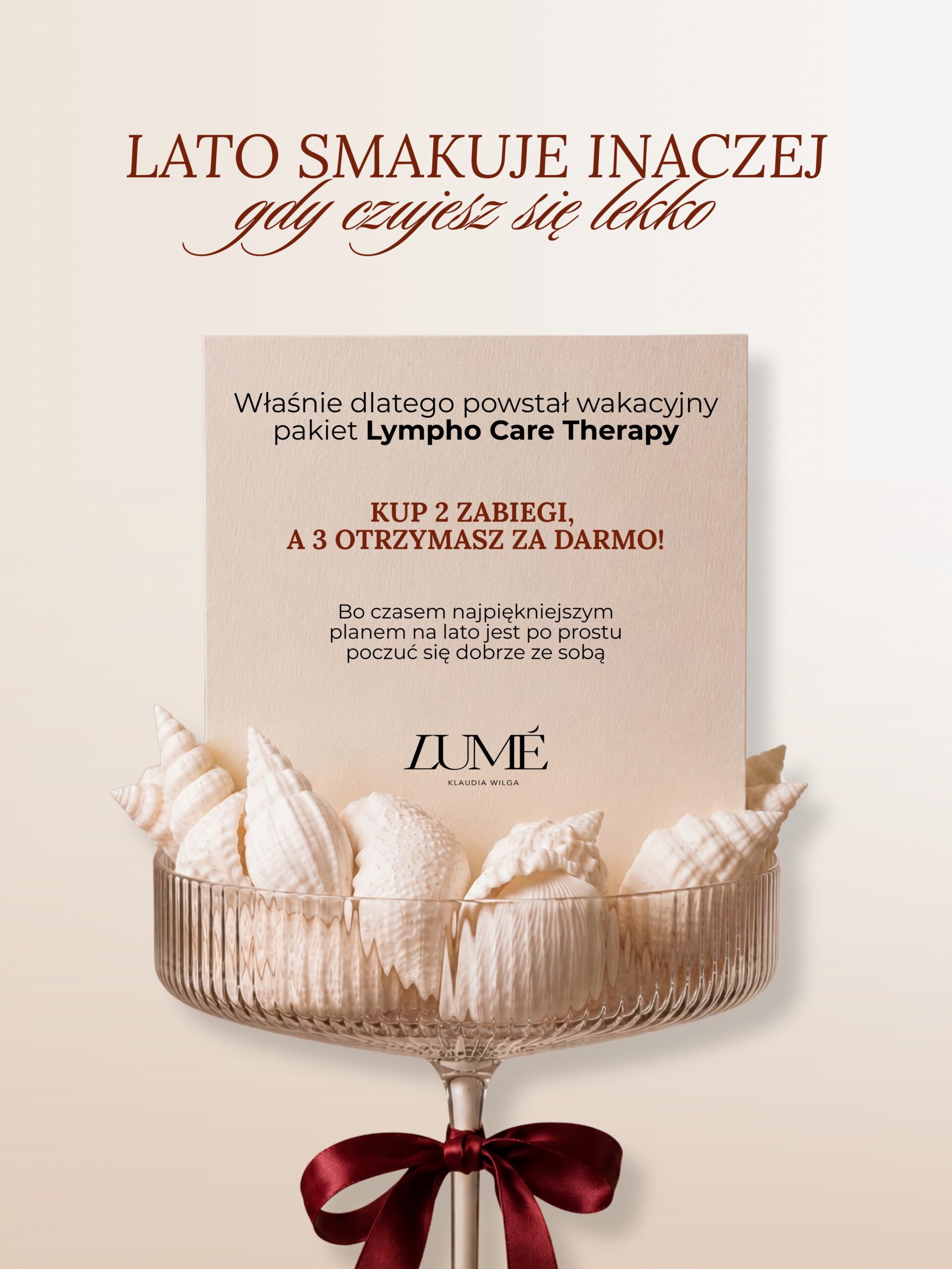 Wakacyjny pakiet Lympho Care Therapy